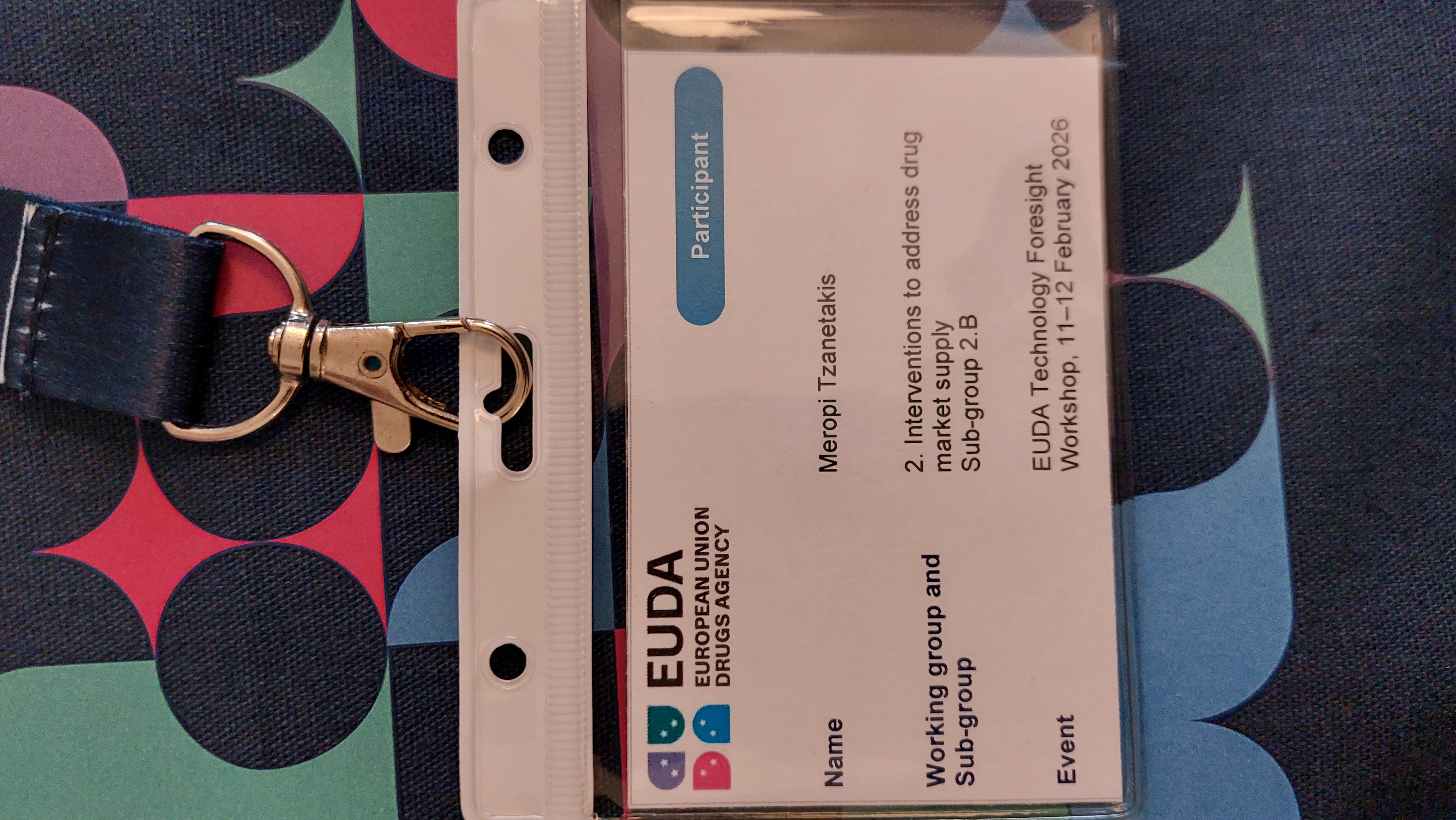 EUDA Technology Foresight Workshop speaking